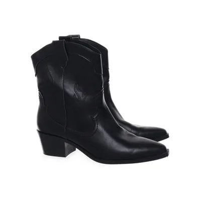 Cowboylaarzen (Zwart) van Stradivarius