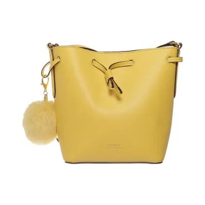 Schoudertas (Geel) van Lauren Ralph Lauren Leer
