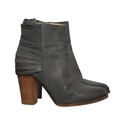 Heeled boots (Gray) from Bruno Premi Leather