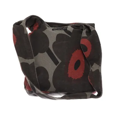Canvas tas (Grijs, Rood, Zwart) van Marimekko Katoen