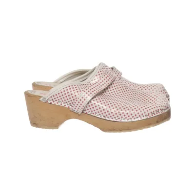 Klompen (Wit, Rood) van Dansk Design Leer