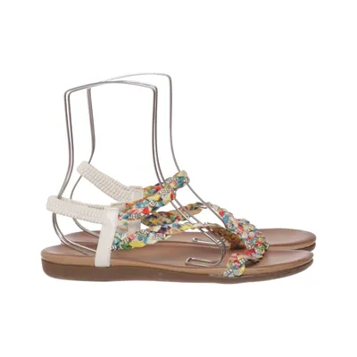 Sandals (White, Multicolored) from Annie G.