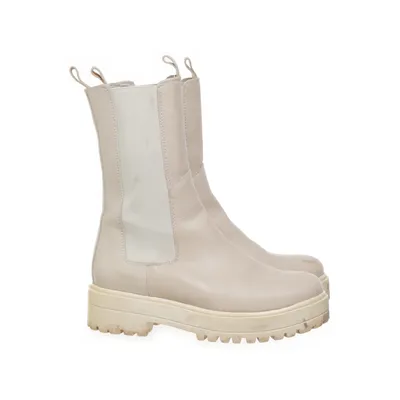 Ankle boots (Beige) from Feners