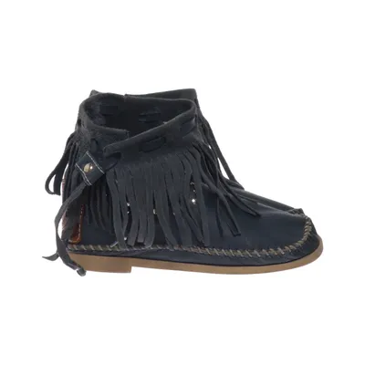 Bottines en daim (Bleu) de Springyard Cuir