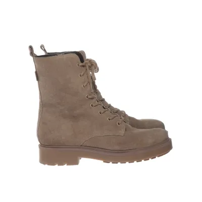 Laced boots (Beige) from Manfield