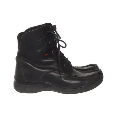 Laced boots (Black) from Wolky