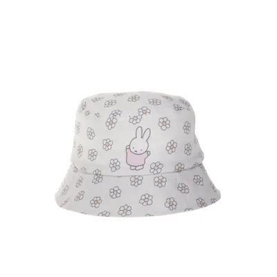 Buckethatt (Vit) från Nijntje Miffy Polyester