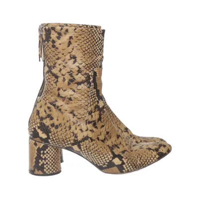 Heeled boots (Brown, Black, Multicolored) from Zara Basic Collection