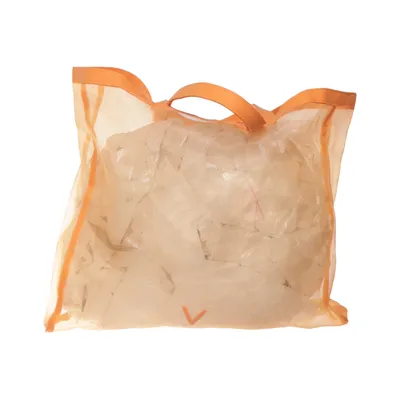 Canvas tas (Oranje) van Vichy Polyurethaan, Gerecycled polyester
