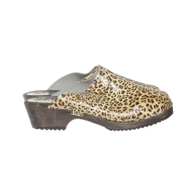 Clogs (Brown, Multicolored) from Torpatoffeln Leather