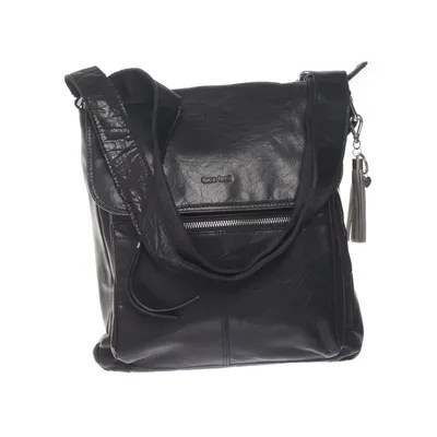 Shoulder-bag (Black) from Luca Ferri Leather