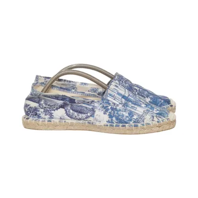 Espadrilles (Bleu, Blanc) de Antica Sartoria Cuir