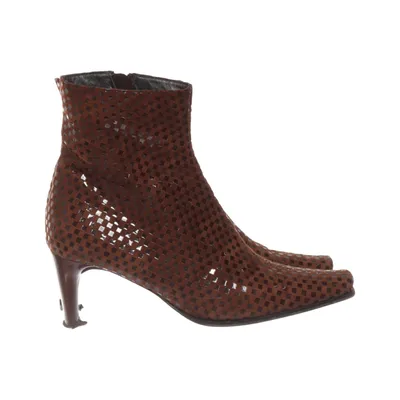 Bottes à talons (Marron) de Merete Fonnesberg Cuir