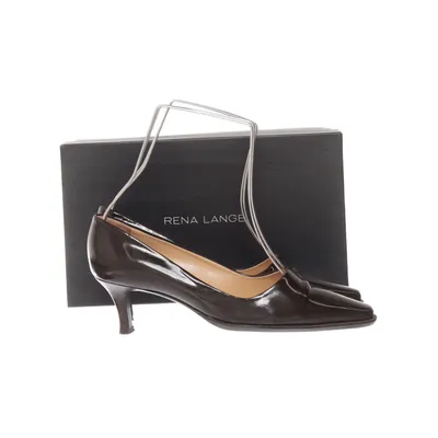 Pumper (Lackleder Pumps mit Ledersohle + Originalkarton mit original Seidenpapier - Made in Italy) fra Rena Lange Læder