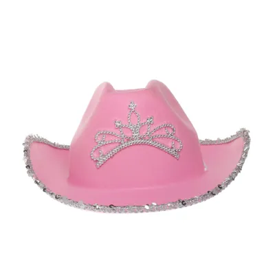 Cowboyhatt (Rosa) från DollarStore