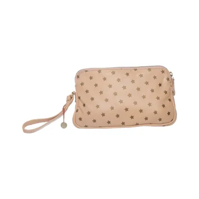 Clutch bag (Beige) from Becksöndergaard Cotton, Leather