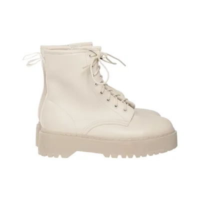 Bottes à lacets (Beige) de Accessoires Polyester, Polyuréthane