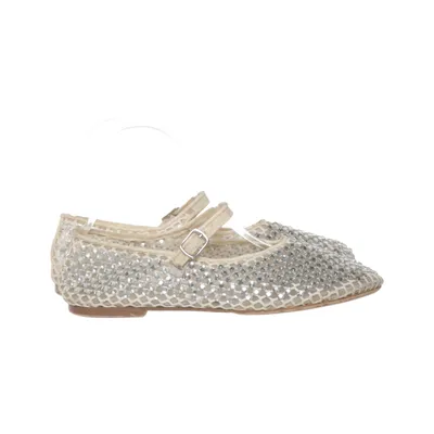 Ballerina's (Zilver, Beige) van Zara Leer