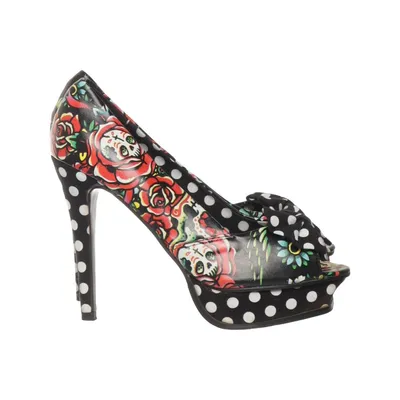 High heels (Black, Multicolored) from Iron Fist Polyurethane