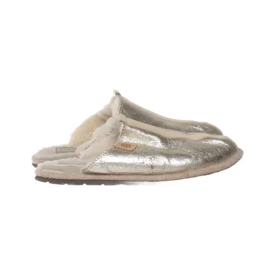 Slippers (Gold) from Rohde Leather, Wool