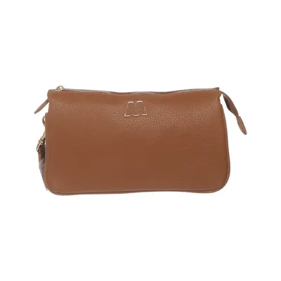 Sac à bandoulière (Marron, Noir) de Misako Polyester, Polyuréthane
