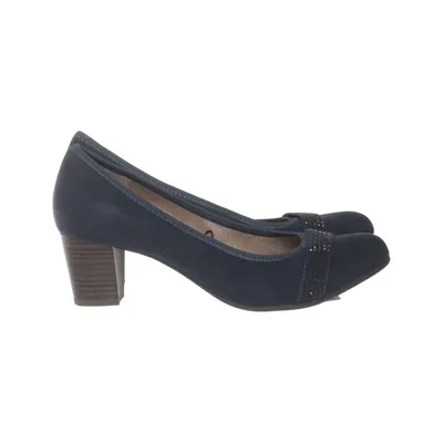 Pumps (Blue) from Jana Leather