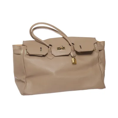 Sac à main (Beige) de vera pelle Faux cuir