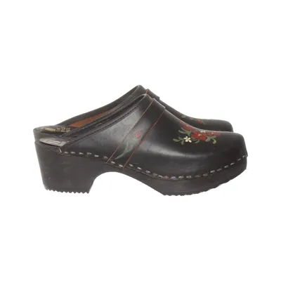 Sabots (Noir, Multicolore) de Svensk Fotriktig Trätoffel Cuir