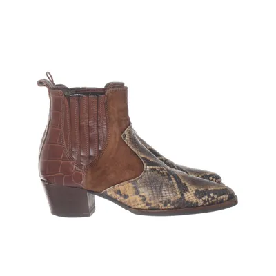 Heeled boots (Brown, Multicolored) from Maripe