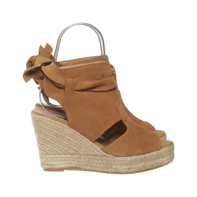 Chaussure compensées (Marron) de Kanna Cuir