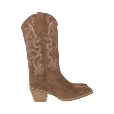 Cowboylaarzen (Bruin) van Lipsy London