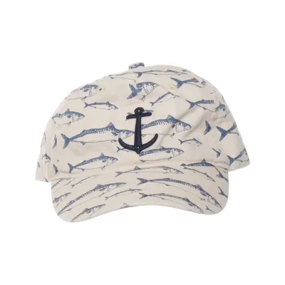 Casquette (Beige, Bleu, Multicolore) de EmmaMalena Coton