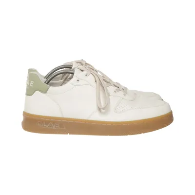 Baskets (Blanc, Marron) de Clae Cuir