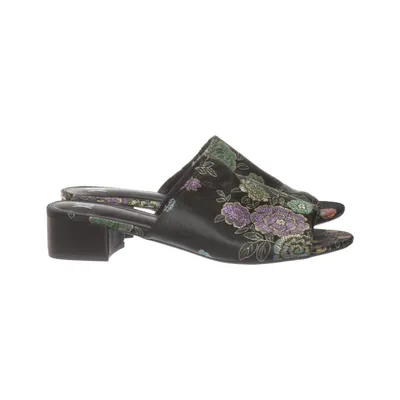 Mules (Black, Multicolored) from XIT by Dinsko