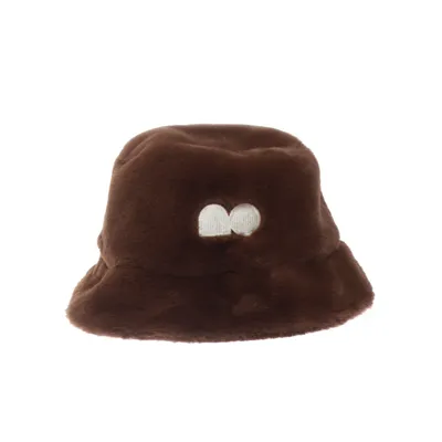 Bucket hat (Brown) from Nike Faux fur, Polyester