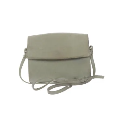 Handbag (Green) from Mango Polyurethane, Suede