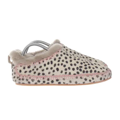 Slippers (White, Multicolored) from Laidback London Leather