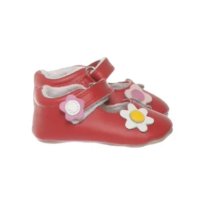Baby booties (Red, Multicolored) from Vincent Leather
