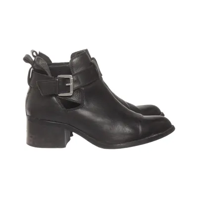 Stiefeletten (Schwarz) Leder