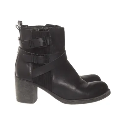 Heeled boots (Black) from Pep Step