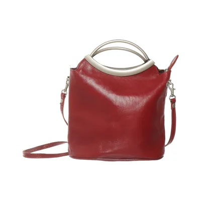 Handbag (Red) from Made in italy Leather