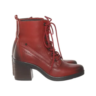 Laced boots (Red, Black) from Kim Kay Leather