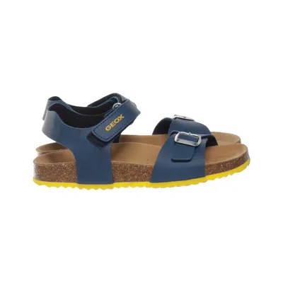 Sandales (Bleu) de Geox Cuir