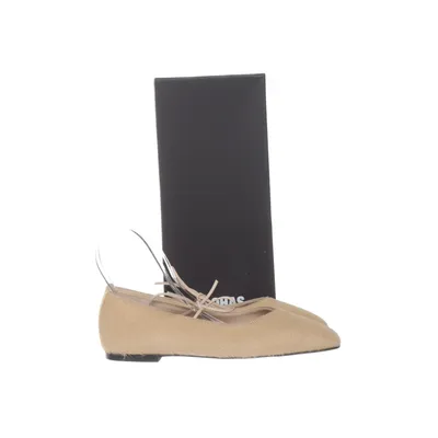Ballerinasko (Beige) fra Alohas Læder