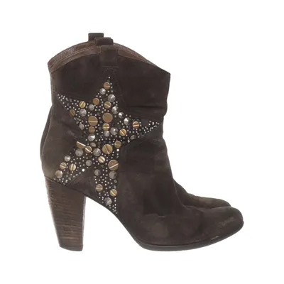Bottes à talons (Marron) de Janet & Janet