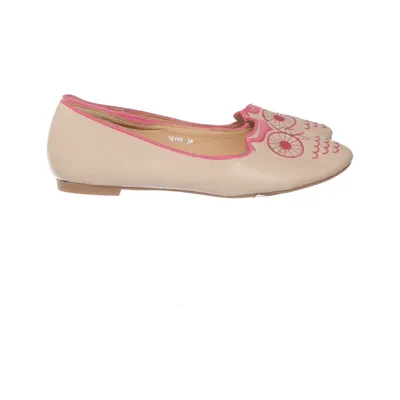Ballet flats (Beige, Pink) from Super Mode Faux leather