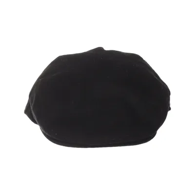 Flat cap (Black) from Major Wear Polyester, Wool