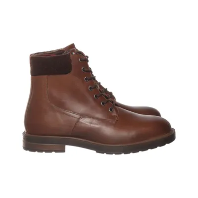 Snørestøvler (Cleated Hilfiger W Lth Boot) fra Tommy Hilfiger Læder