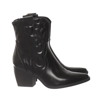Cowboystøvler (Sort) fra Salinyang Kunstlæder