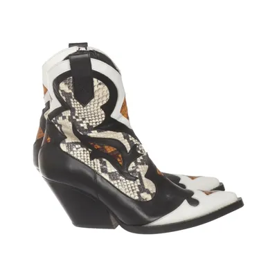 Cowboystøvler (Sort, Hvid, Flerfarvet) fra Zara Woman